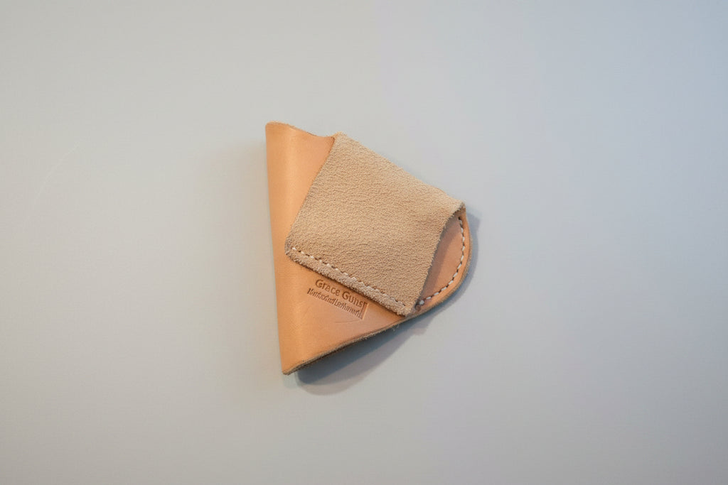 Hand-Stitched Minimalist OWB 1911 Leather Holster – Ultra-Slim Everyday Carry