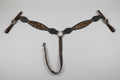 Handmade Leather Breast Collar with Cheetah Inlay | Premium Western Gear
