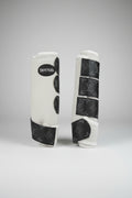 Tactical Horse Sports Boots | Protective Leg Gear with Patterned Tabs