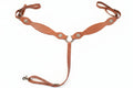 Handmade Leather Breast Collar with Horseshoe Conchos – Premium Western Gear
